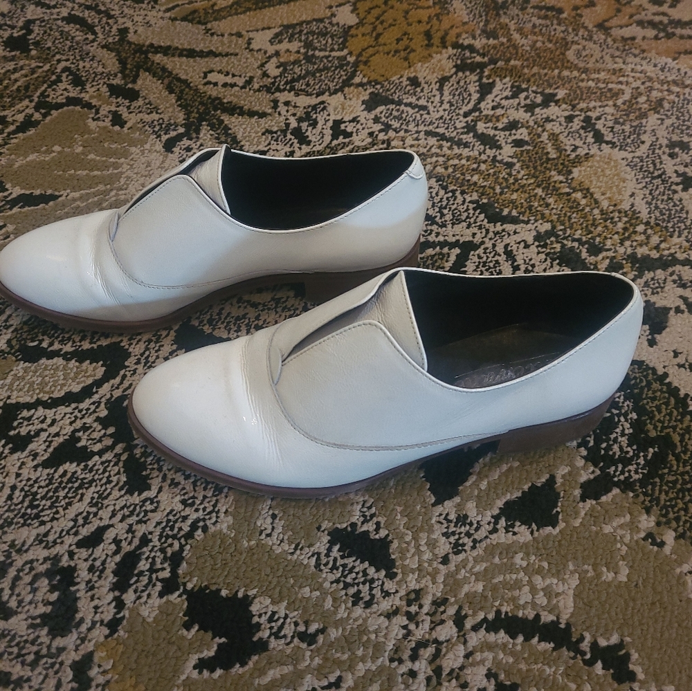L'Intervalle white loafers